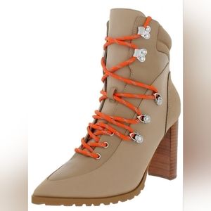 Steve Madden Karey Leather Pointed Toe Ankle Boots